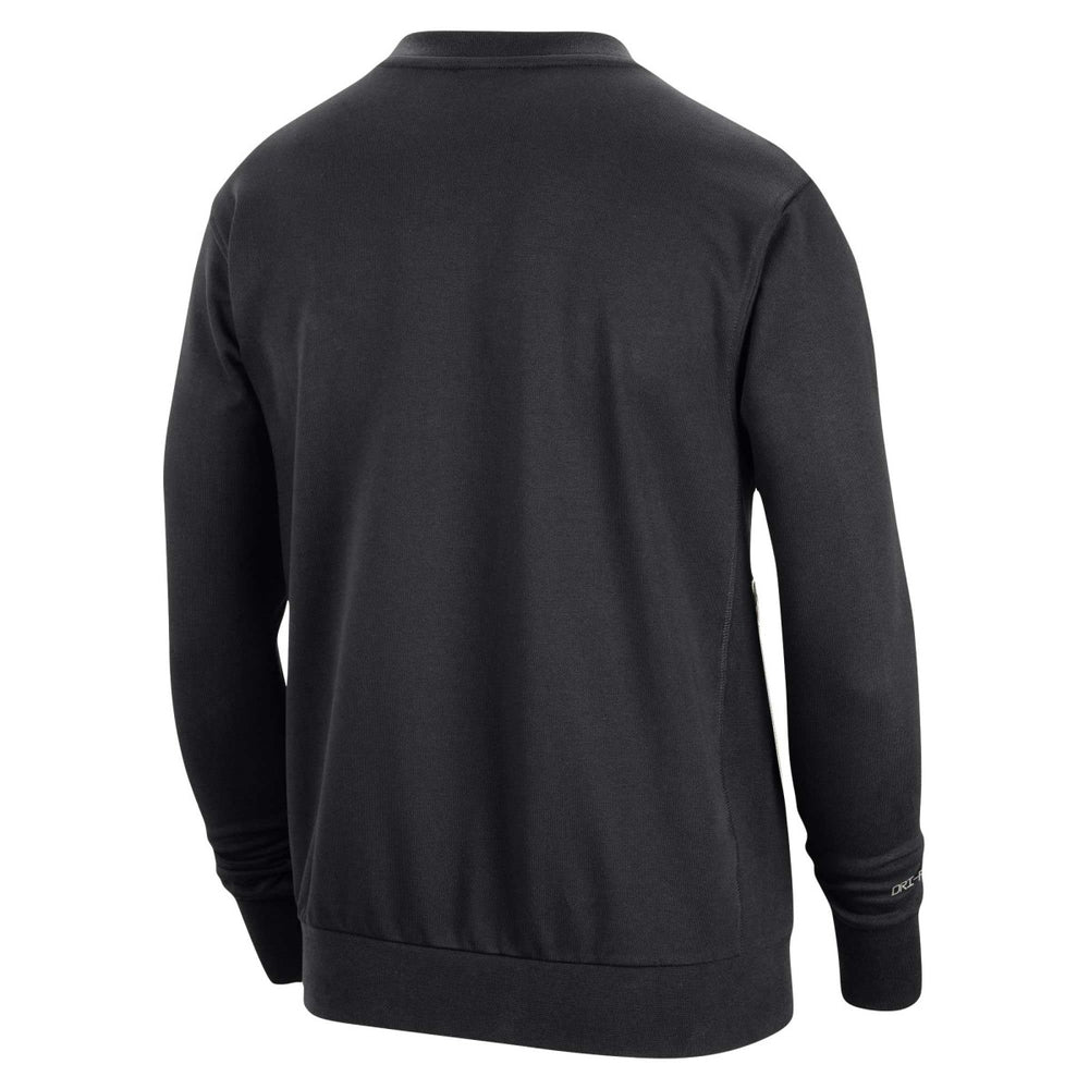 Black Utah Jazz 2023/24 Authentic Standard Issue Travel Performance Pullover Sweatshirt | NBA