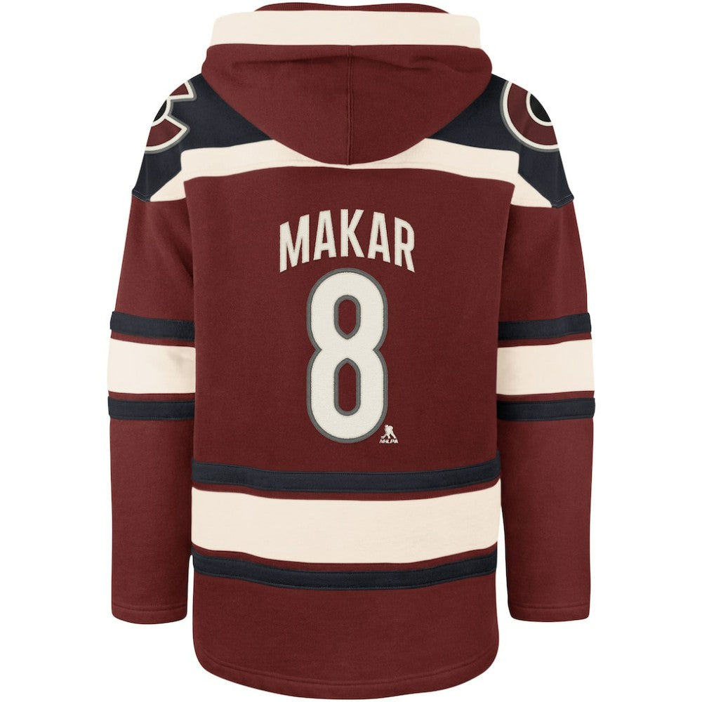 Cale Makar Colorado Avalanche '47 Player Name & Number Lacer Pullover Hoodie -  NHL Hoodies