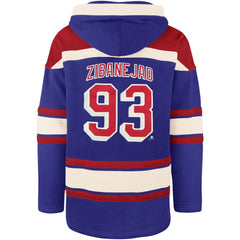 Mika Zibanejad New York Rangers '47 Player Name & Number Lacer Pullover Hoodie -  NHL Hoodies