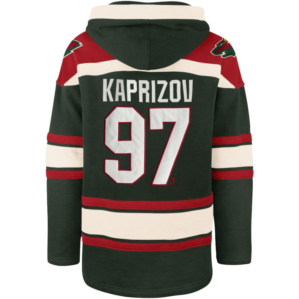 Kirill Kaprizov Minnesota Wild '47 Player Name & Number Lacer Pullover Hoodie -  NHL Hoodies