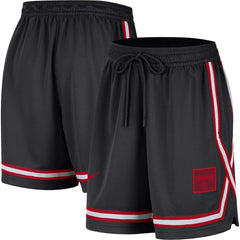 Black Chicago Bulls Women's Sideline Fly Crossover Performance Shorts | NBA
