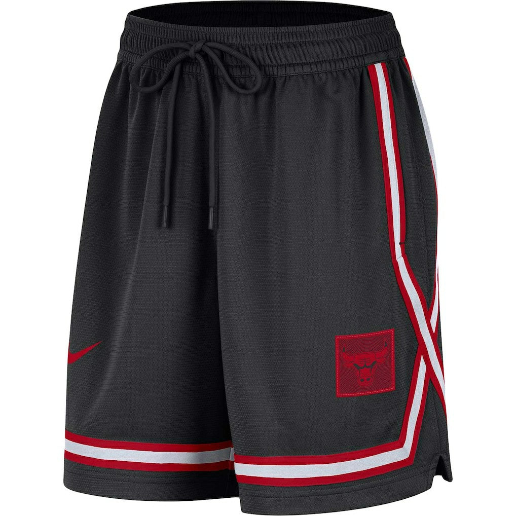 Black Chicago Bulls Women's Sideline Fly Crossover Performance Shorts | NBA