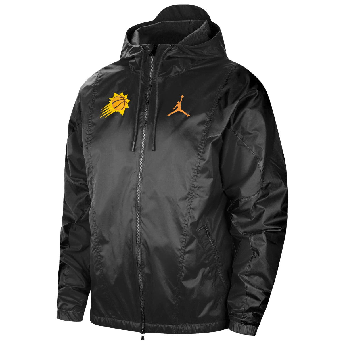Black Phoenix Suns Jordan Brand Authentic Statement Edition Full-Zip Windbreaker | NBA