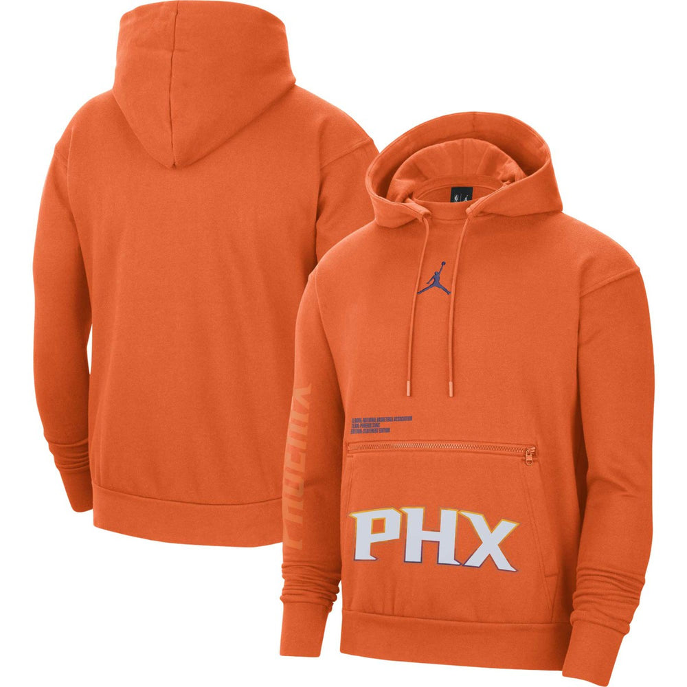 Orange Phoenix Suns Jordan Brand Courtside Statement Edition Pullover Hoodie | NBA