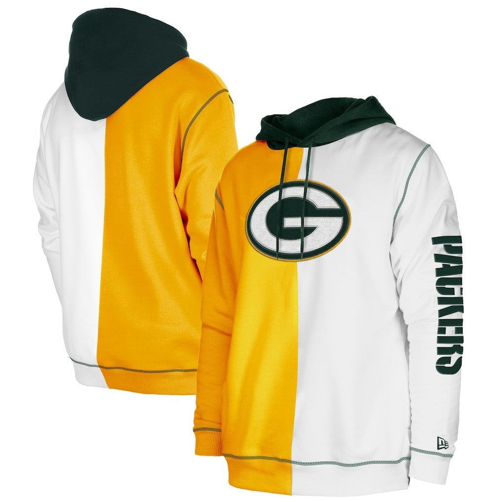 Green Bay Packers Third Down Split Raglan Pullover Hoodie | NFL Discount