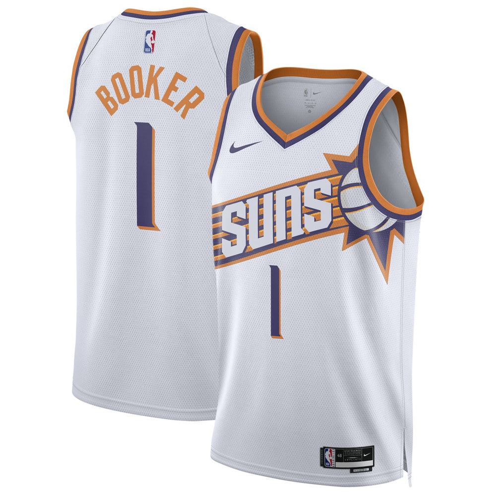 White Devin Booker Phoenix Suns Unisex Swingman Jersey | NBA