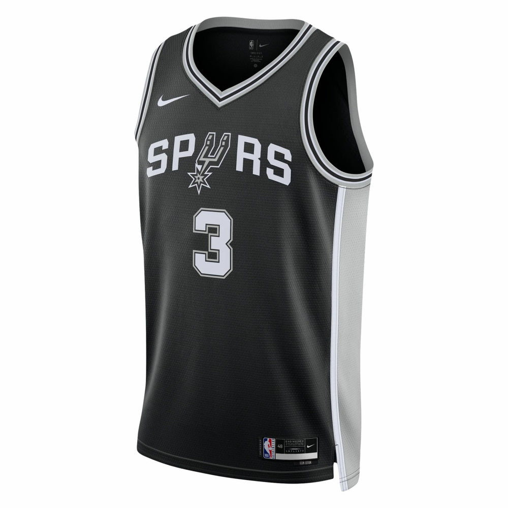 Black Keldon Johnson San Antonio Spurs Unisex Swingman Jersey | NBA