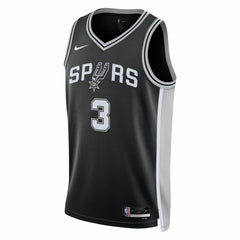 Black Keldon Johnson San Antonio Spurs Unisex Swingman Jersey | NBA