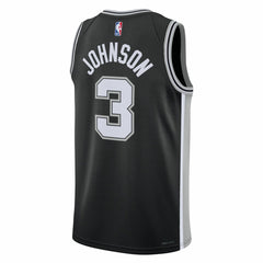 Black Keldon Johnson San Antonio Spurs Unisex Swingman Jersey | NBA