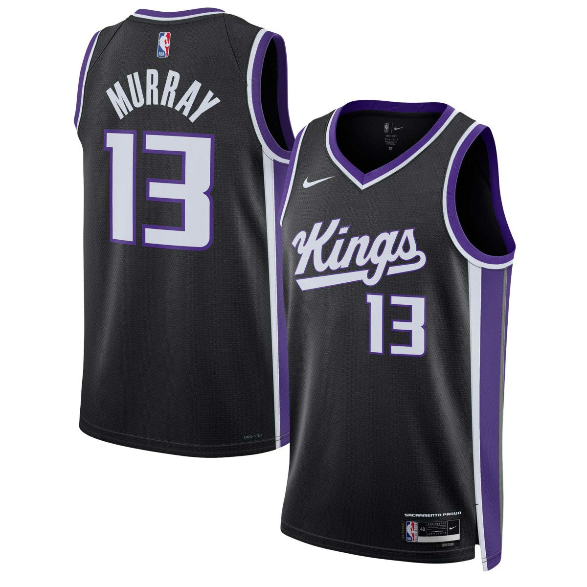 Black Keegan Murray Sacramento Kings Unisex Swingman Jersey | NBA