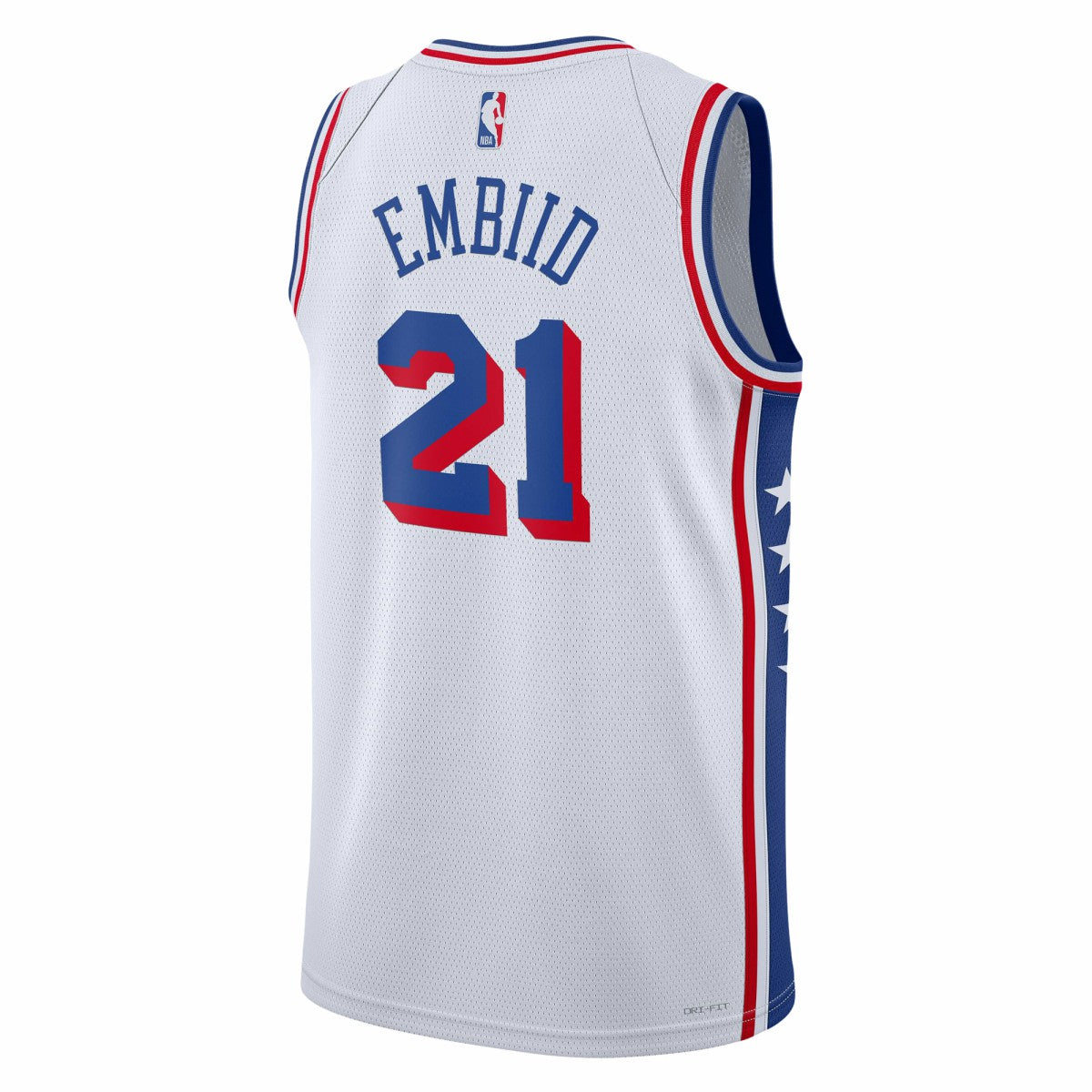 White Joel Embiid Philadelphia 76ers Unisex Swingman Jersey | NBA