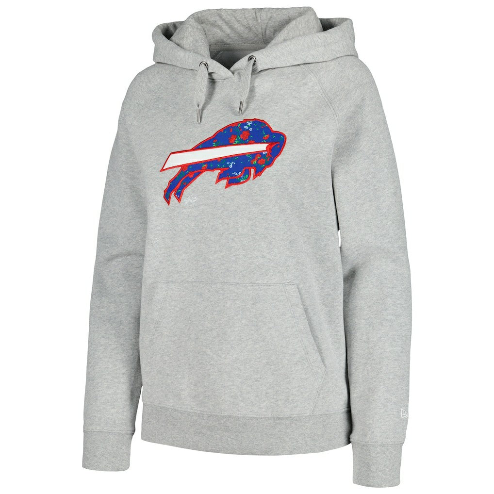 Buffalo Bills Women's Floral Raglan Pullover Hoodie | NFL Discount