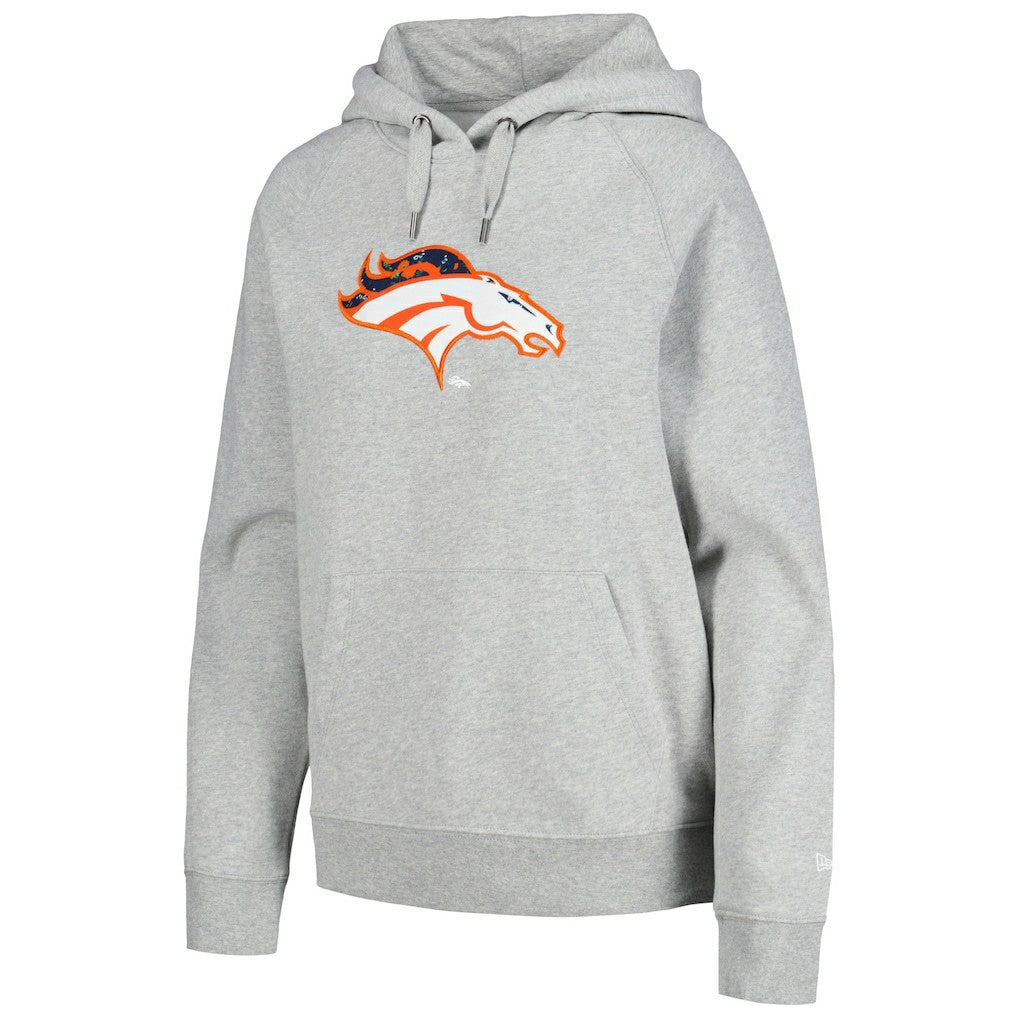 Denver Broncos Women's Floral Raglan Pullover Hoodie | NFL US