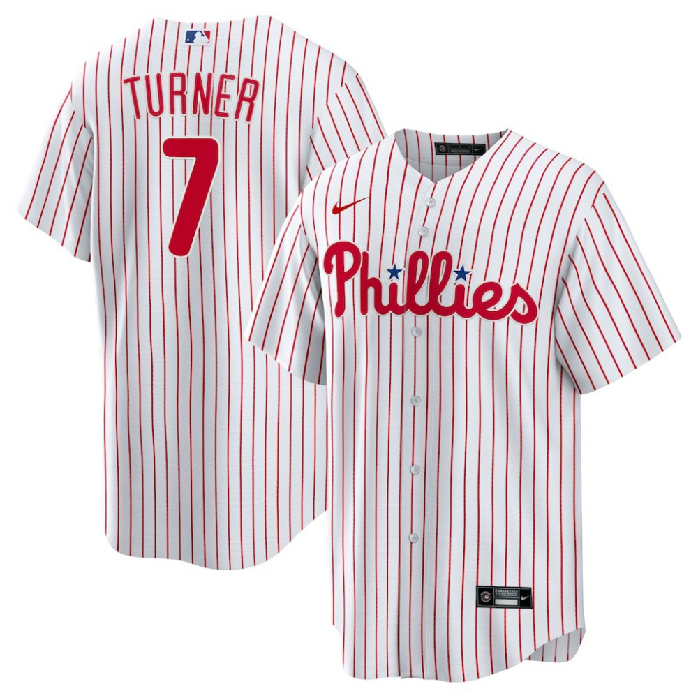 Trea Turner Philadelphia Phillies Nike Home Replica Player Jersey - MLB Jerseys