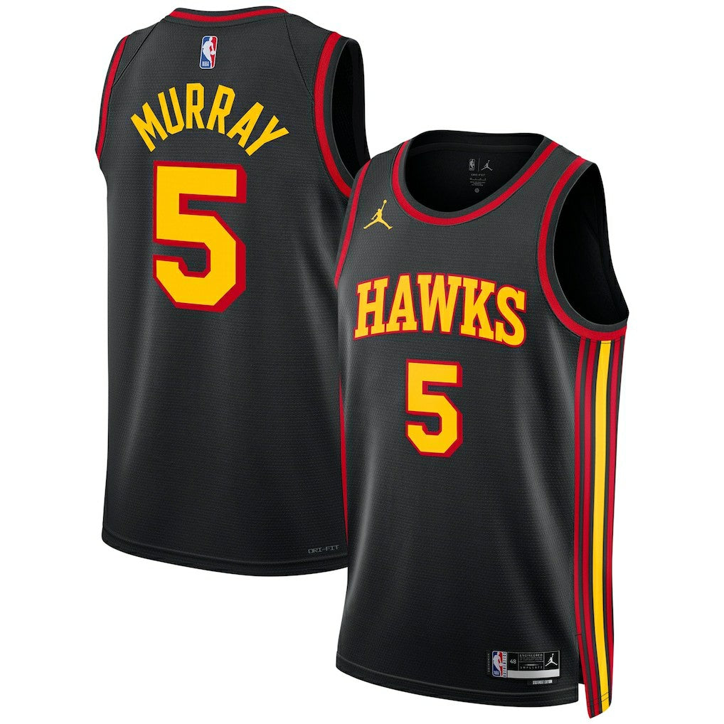 Black Dejounte Murray Atlanta Hawks Jordan Brand Unisex Swingman Jersey | NBA