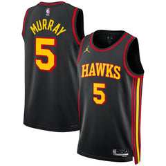 Black Dejounte Murray Atlanta Hawks Jordan Brand Unisex Swingman Jersey | NBA