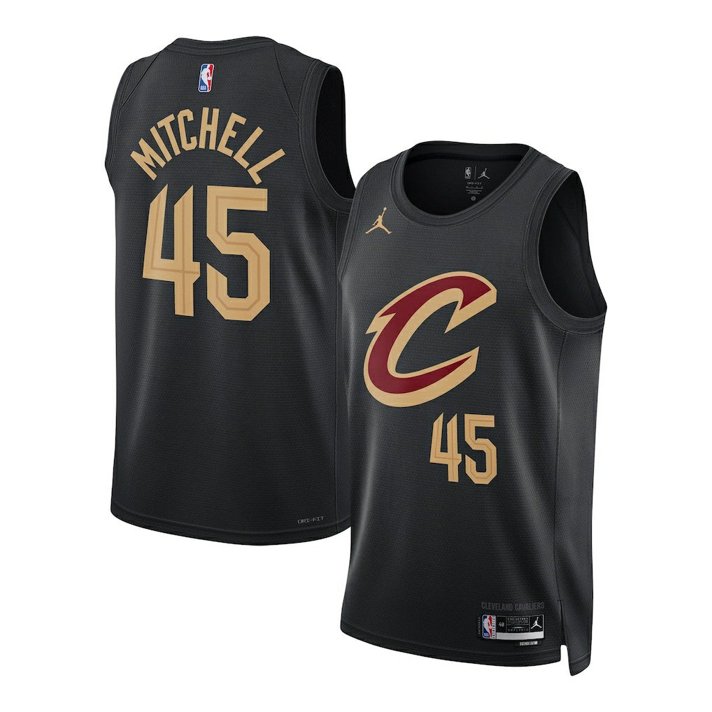 Black Donovan Mitchell Cleveland Cavaliers Jordan Brand Unisex Swingman Jersey sale | NBA