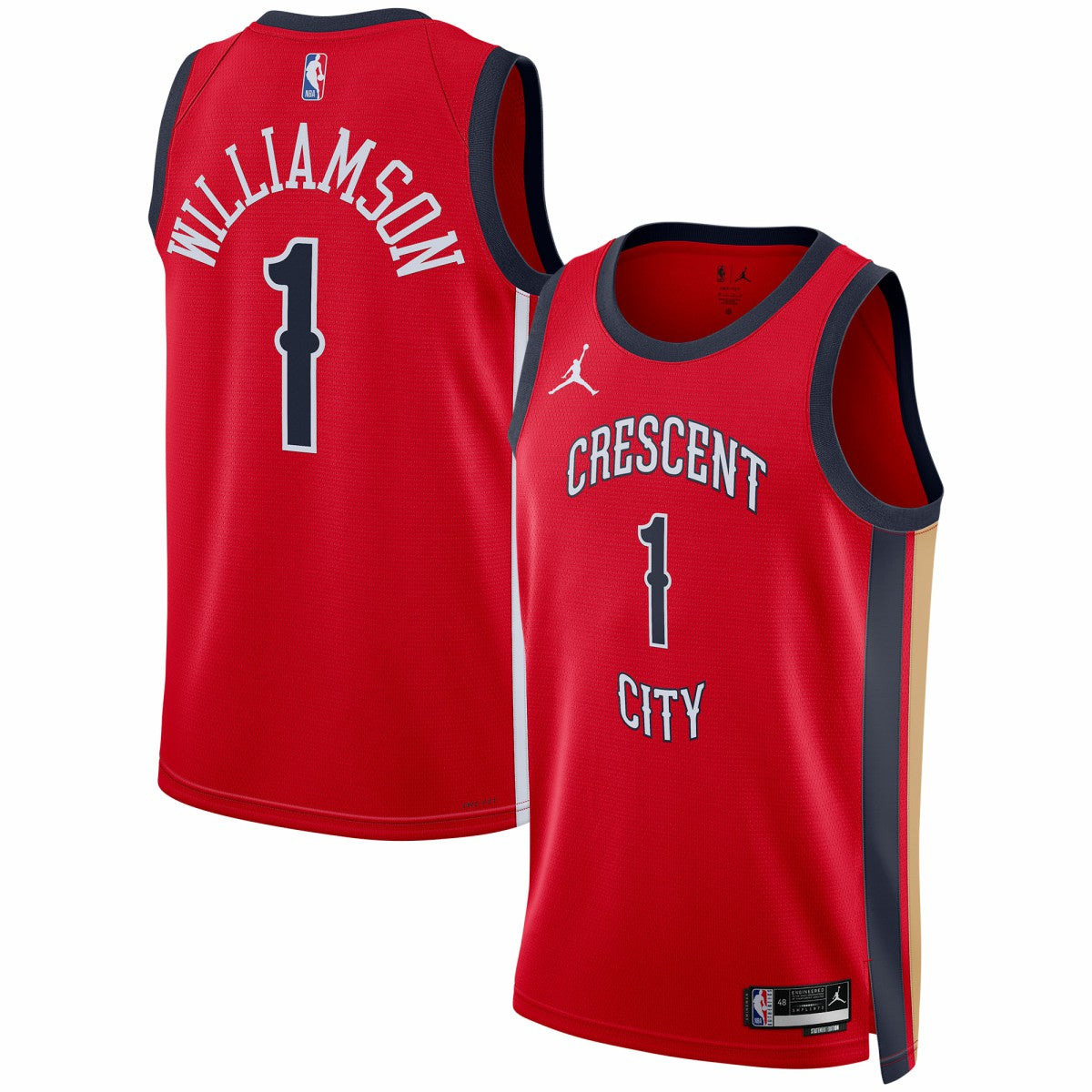 Red Zion Williamson New Orleans Pelicans Jordan Brand Unisex Swingman Jersey | NBA
