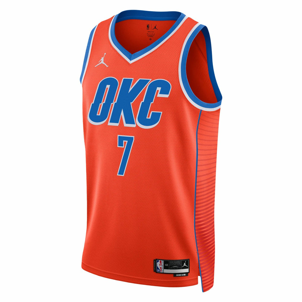 Orange Chet Holmgren Oklahoma City Thunder Jordan Brand Unisex Swingman Jersey | NBA