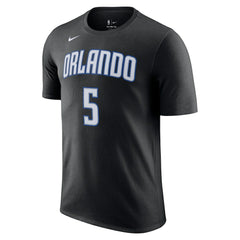 Black Paolo Banchero Orlando Magic Icon 2022/23 Name & Number T-Shirt | NBA