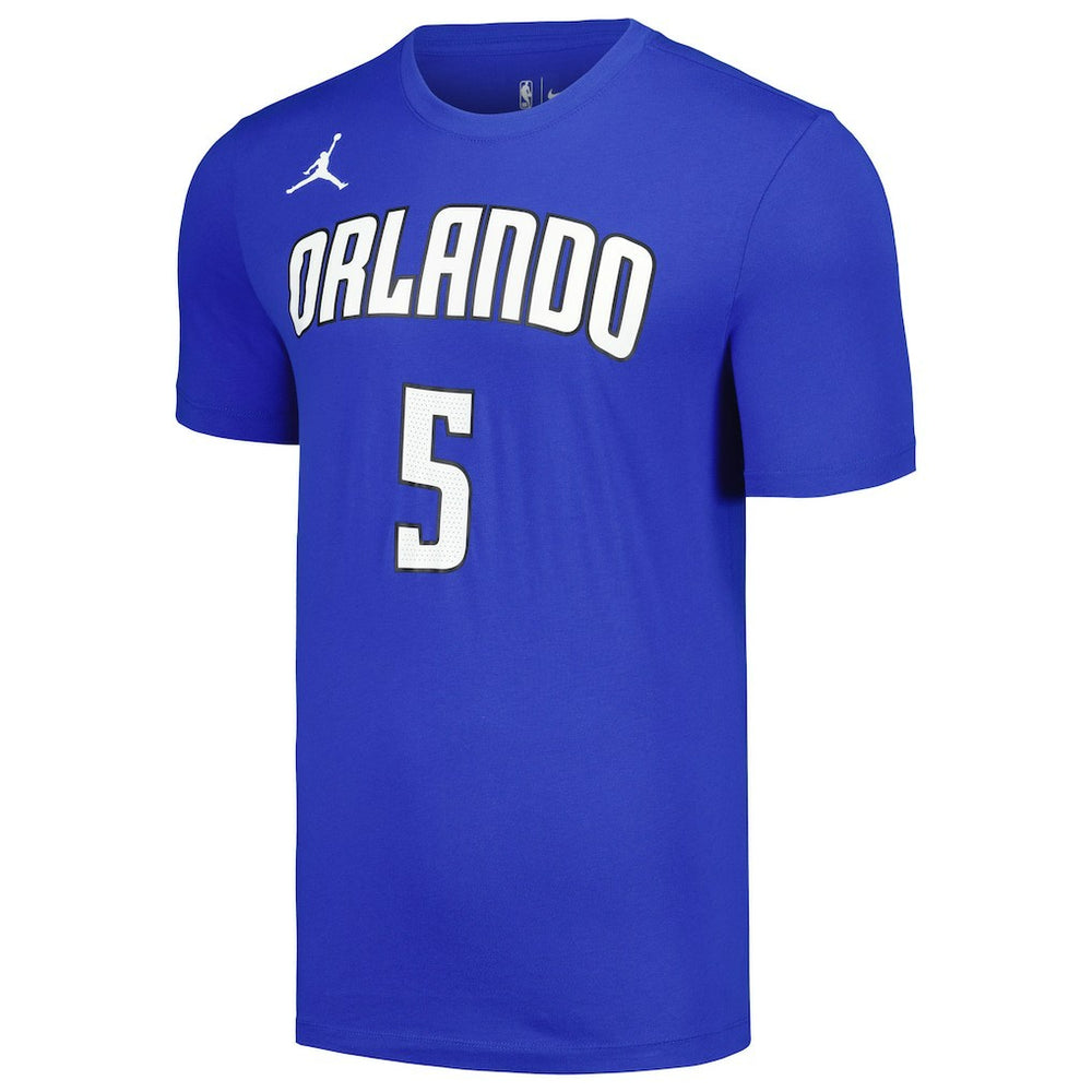 Blue Paolo Banchero Orlando Magic Jordan Brand 2022/23 Statement Edition Name & Number T-Shirt | NBA