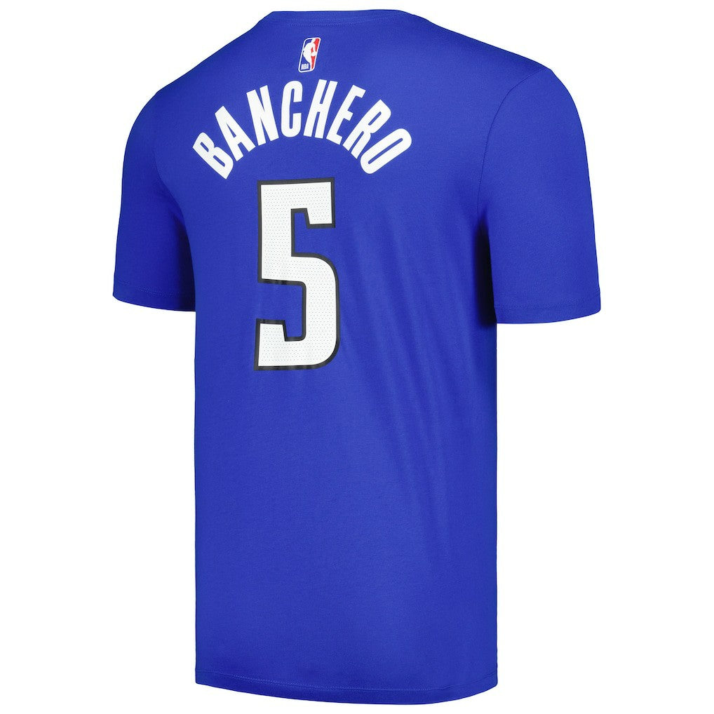 Blue Paolo Banchero Orlando Magic Jordan Brand 2022/23 Statement Edition Name & Number T-Shirt | NBA