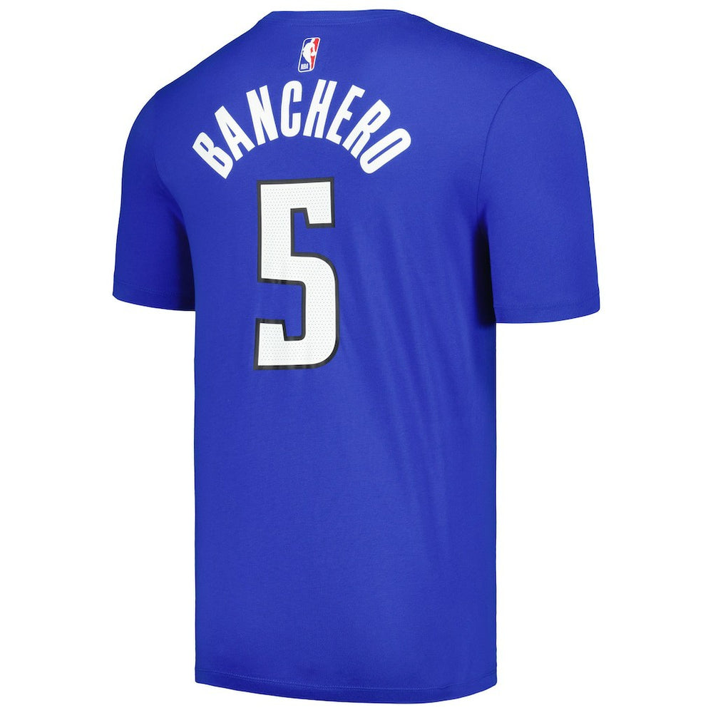 Blue Paolo Banchero Orlando Magic Jordan Brand 2022/23 Statement Edition Name & Number T-Shirt | NBA