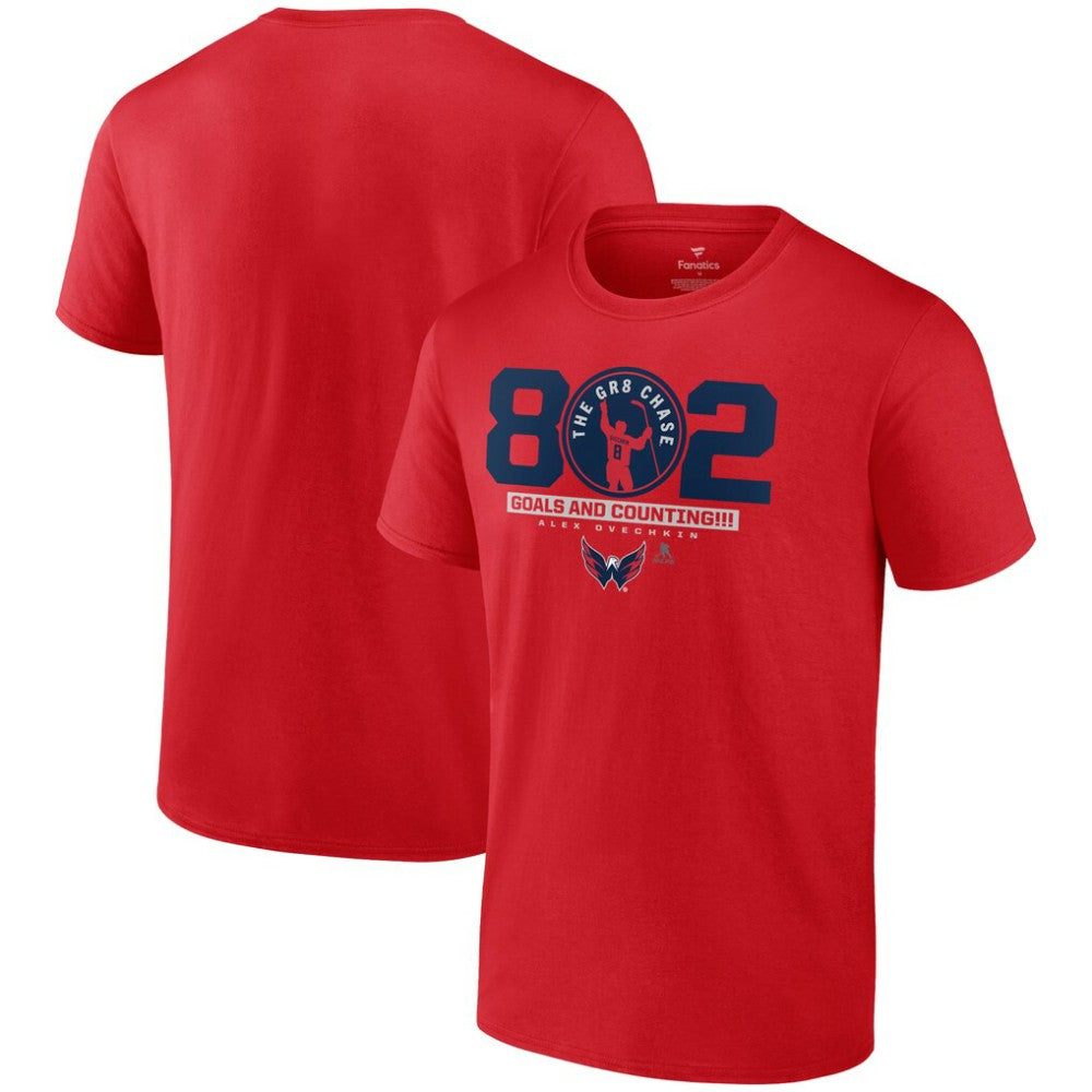 Alexander Ovechkin Washington Capitals Fanatics The Gr8 Chase T-Shirt -  NHL T-shirts