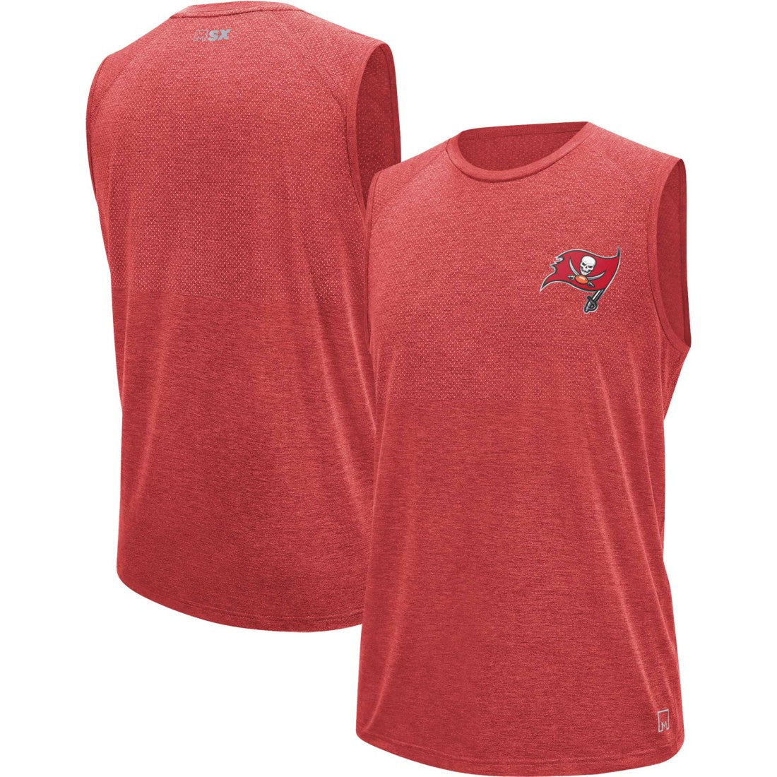 Tampa Bay Buccaneers MSX by Michael Strahan Warm Up Sleeveless T-Shirt | NFL Hot