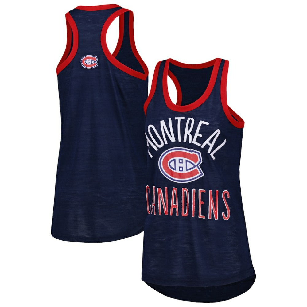 Montreal Canadiens G-III 4Her by Carl Banks Women's First Base Racerback Scoop Neck Tank Top -  NHL Tank Top