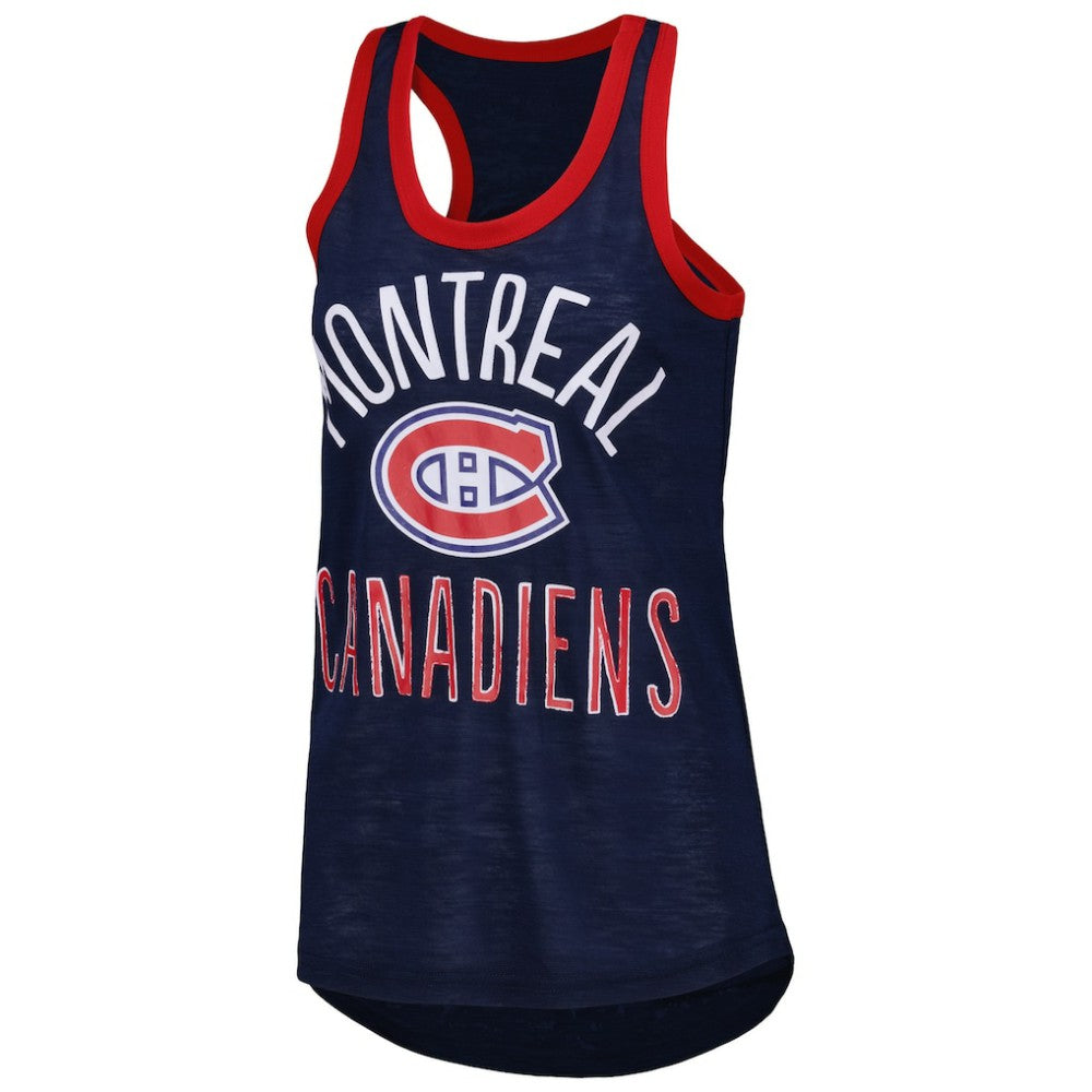 Montreal Canadiens G-III 4Her by Carl Banks Women's First Base Racerback Scoop Neck Tank Top -  NHL Tank Top