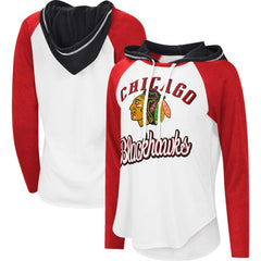 Chicago Blackhawks G-III 4Her by Carl Banks Women's MVP Raglan Lightweight Hooded T-Shirt -  NHL T-shirts