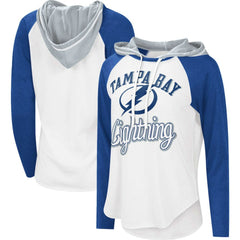 Tampa Bay Lightning G-III 4Her by Carl Banks Women's MVP Raglan Lightweight Hooded T-Shirt -  NHL T-shirts