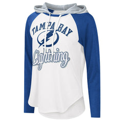 Tampa Bay Lightning G-III 4Her by Carl Banks Women's MVP Raglan Lightweight Hooded T-Shirt -  NHL T-shirts