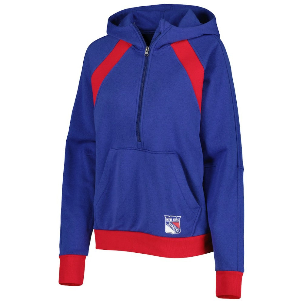 New York Rangers Starter Women's Wishbone Half-Zip Hoodie -  NHL Hoodies