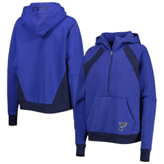 St. Louis Blues Starter Women's Wishbone Half-Zip Hoodie -  NHL Hoodies