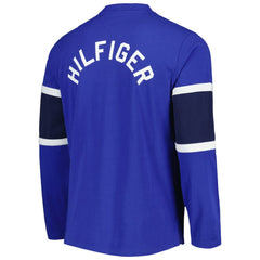 St. Louis Blues Tommy Hilfiger Walter Lace-Up Long Sleeve Top -  NHL
