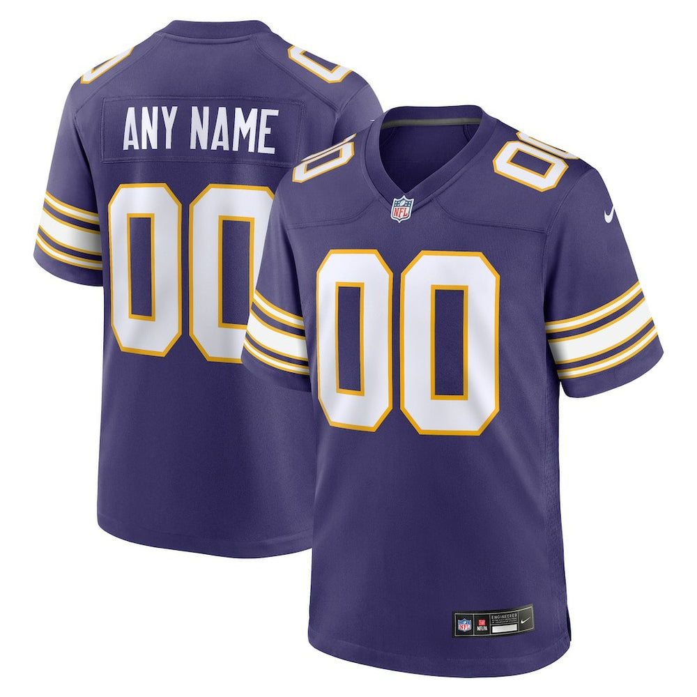 Minnesota Vikings Classic Custom Game Jersey | NFL Online
