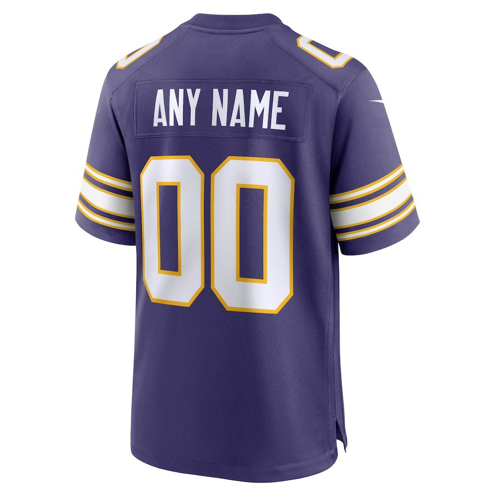 Minnesota Vikings Classic Custom Game Jersey | NFL Online