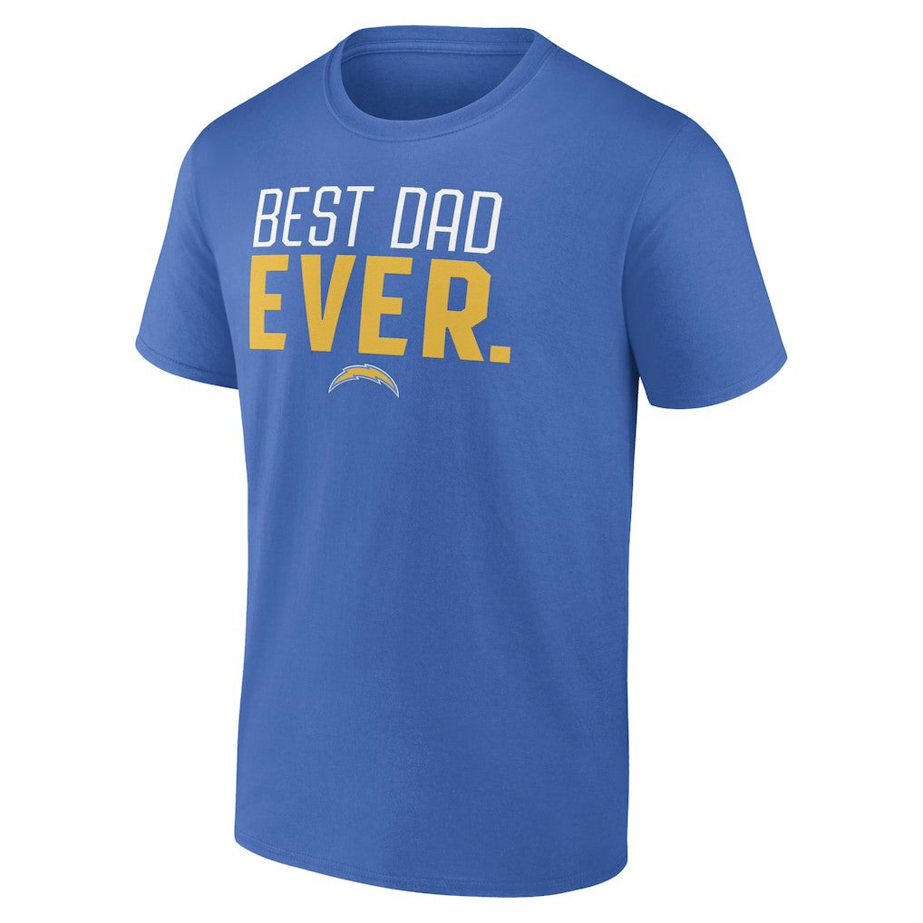 Los Angeles Chargers Best Dad Ever Team T-Shirt | NFL New