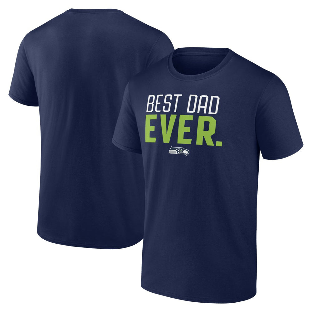 Seattle Seahawks Best Dad Ever Team T-Shirt | NFL Outlet