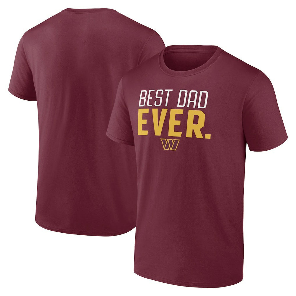 Washington Commanders Best Dad Ever Team T-Shirt | NFL Hot
