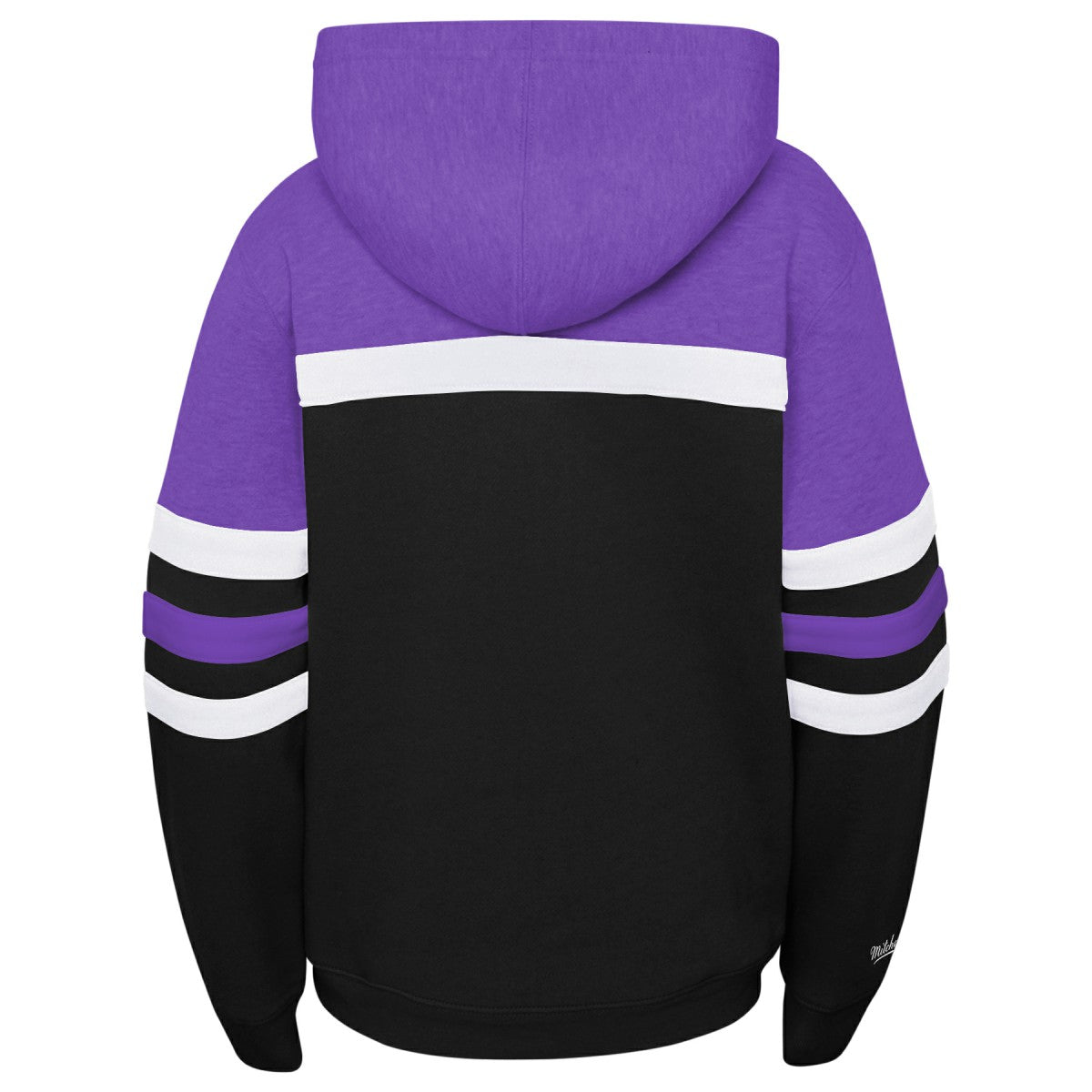 Purple/Heather Gray Toronto Raptors Youth Hardwood Classics Head Coach Pullover Hoodie | NBA