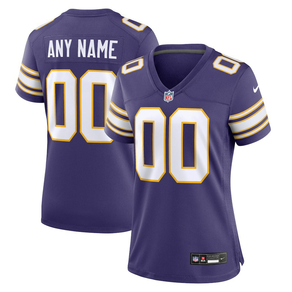 Minnesota Vikings Women's Classic Custom Game Jersey | NFL On sale