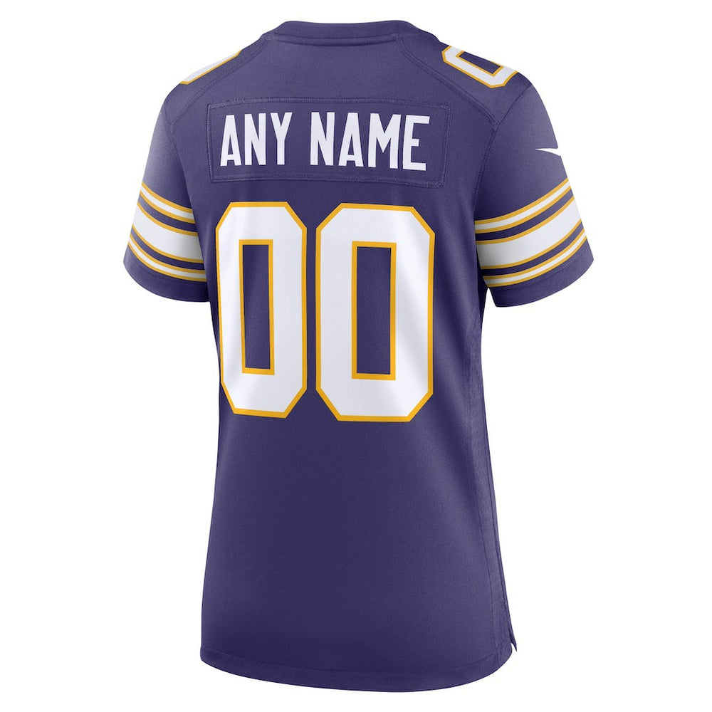 Minnesota Vikings Women's Classic Custom Game Jersey | NFL On sale