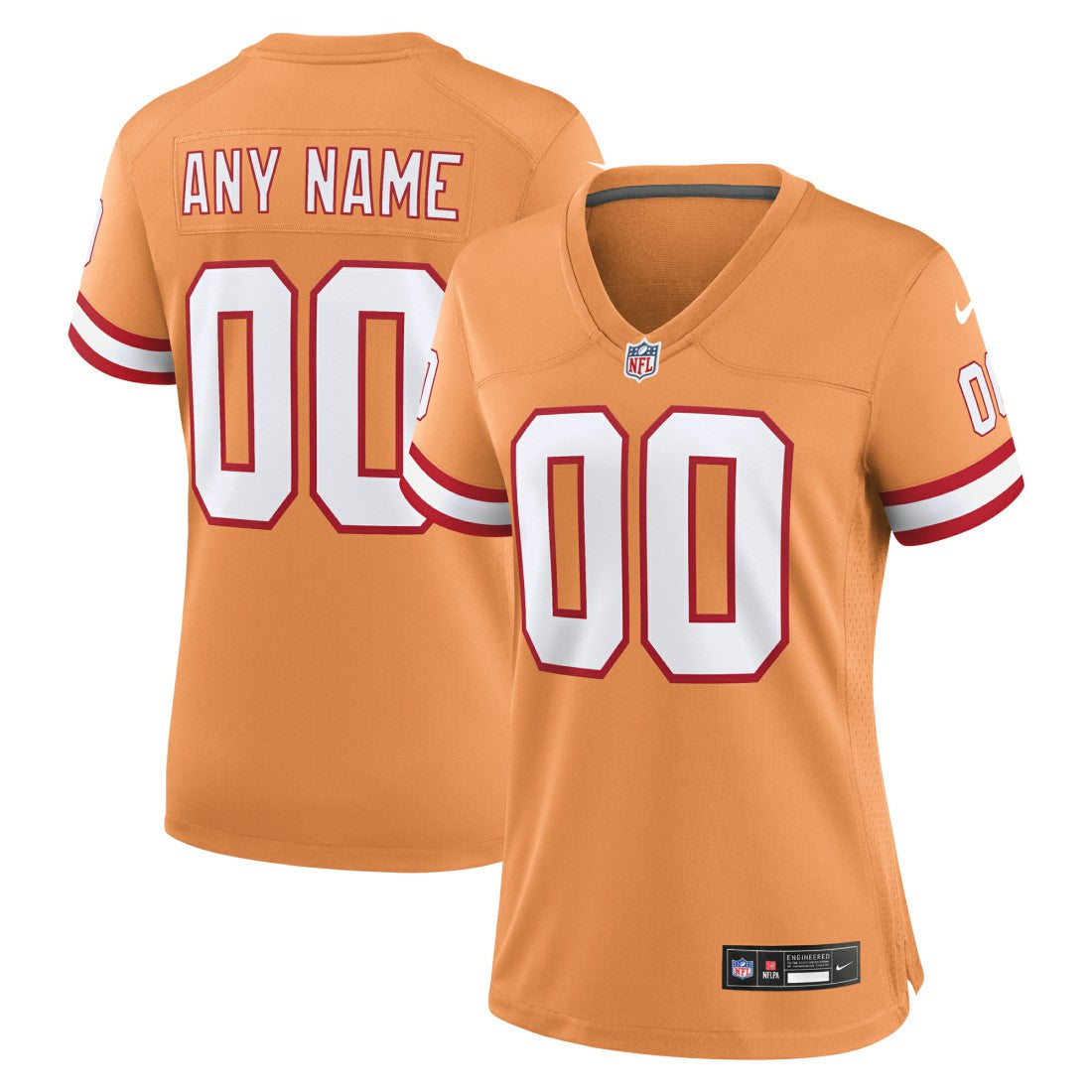 Tampa Bay Buccaneers Women's Custom Throwback Game Jersey | NFL Online