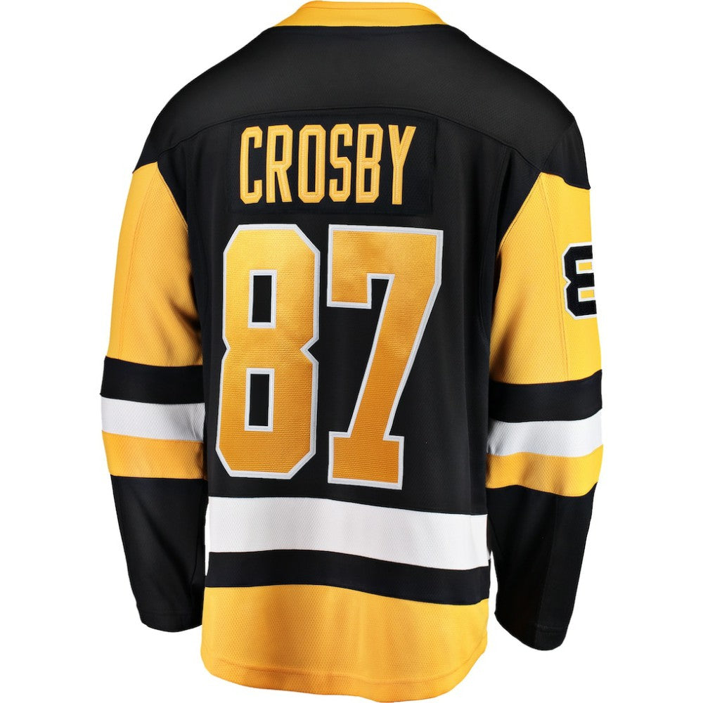 Sidney Crosby Pittsburgh Penguins Fanatics Captain Patch Home Breakaway Jersey -  NHL Jerseys