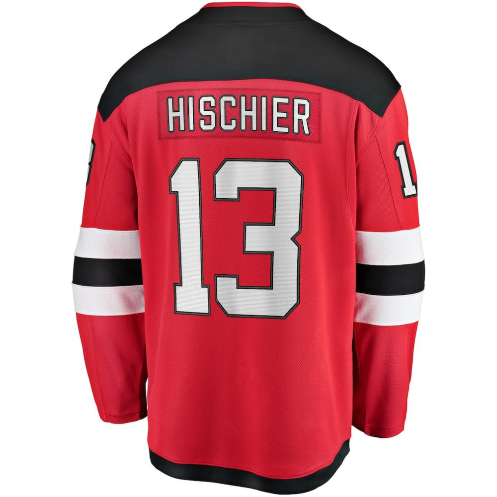 Nico Hischier New Jersey Devils Fanatics Captain Patch Home Breakaway Jersey -  NHL Jerseys