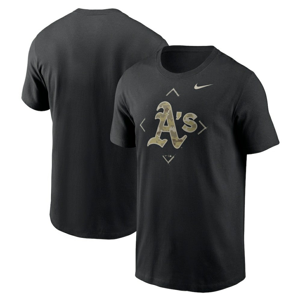 Athletics Nike Camo Logo T-Shirt - MLB T-shirts