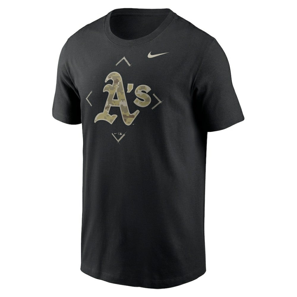Athletics Nike Camo Logo T-Shirt - MLB T-shirts